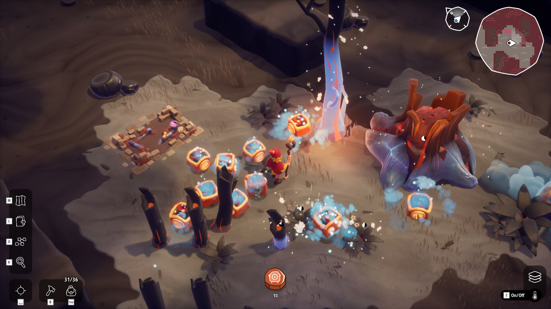 Скриншот: Oddsparks: An Automation Adventure