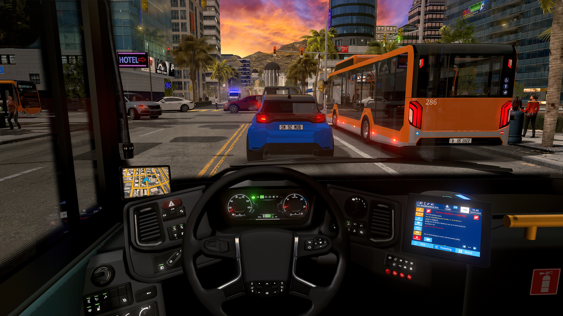 Скриншот: Bus Driving Sim 22
