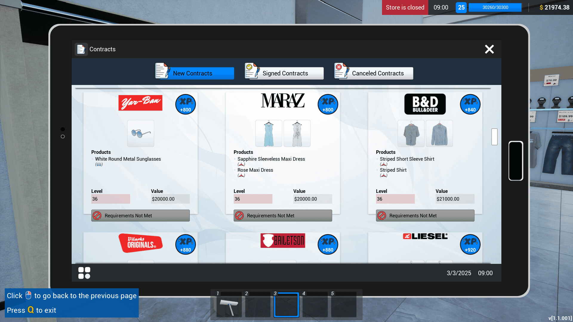 Скриншот: Retail Company Simulator