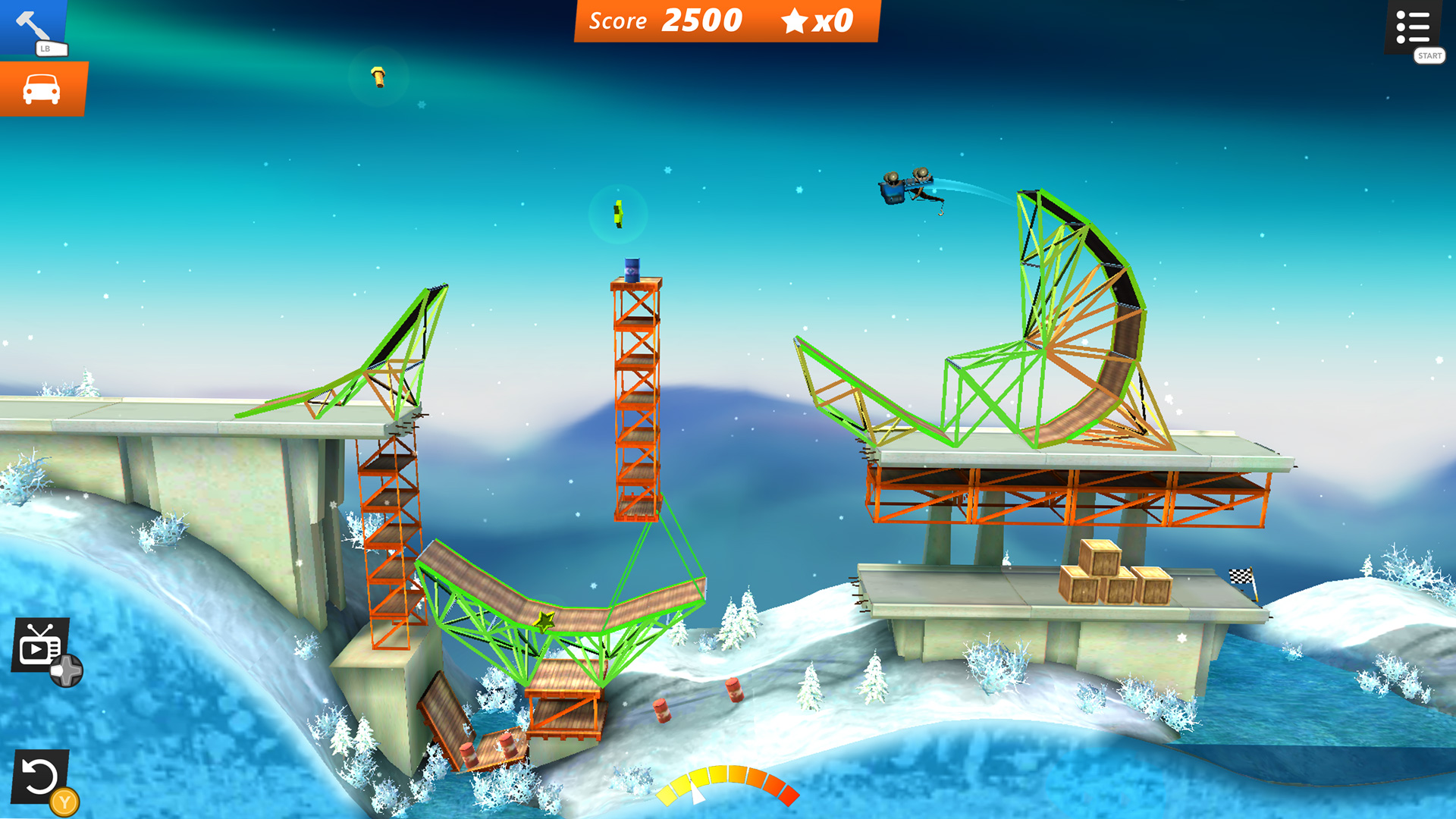 Скриншот: Bridge Constructor Stunts