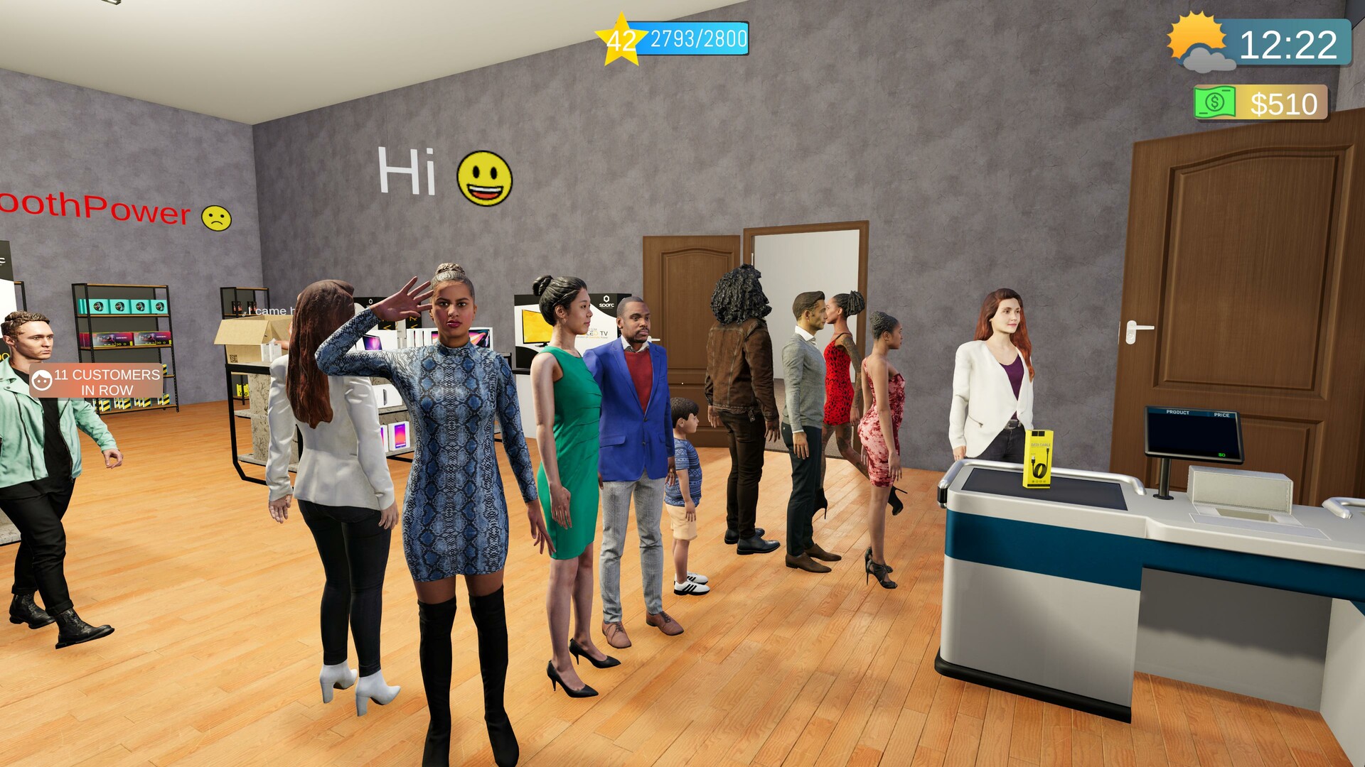 Скриншот: Tech Store Simulator