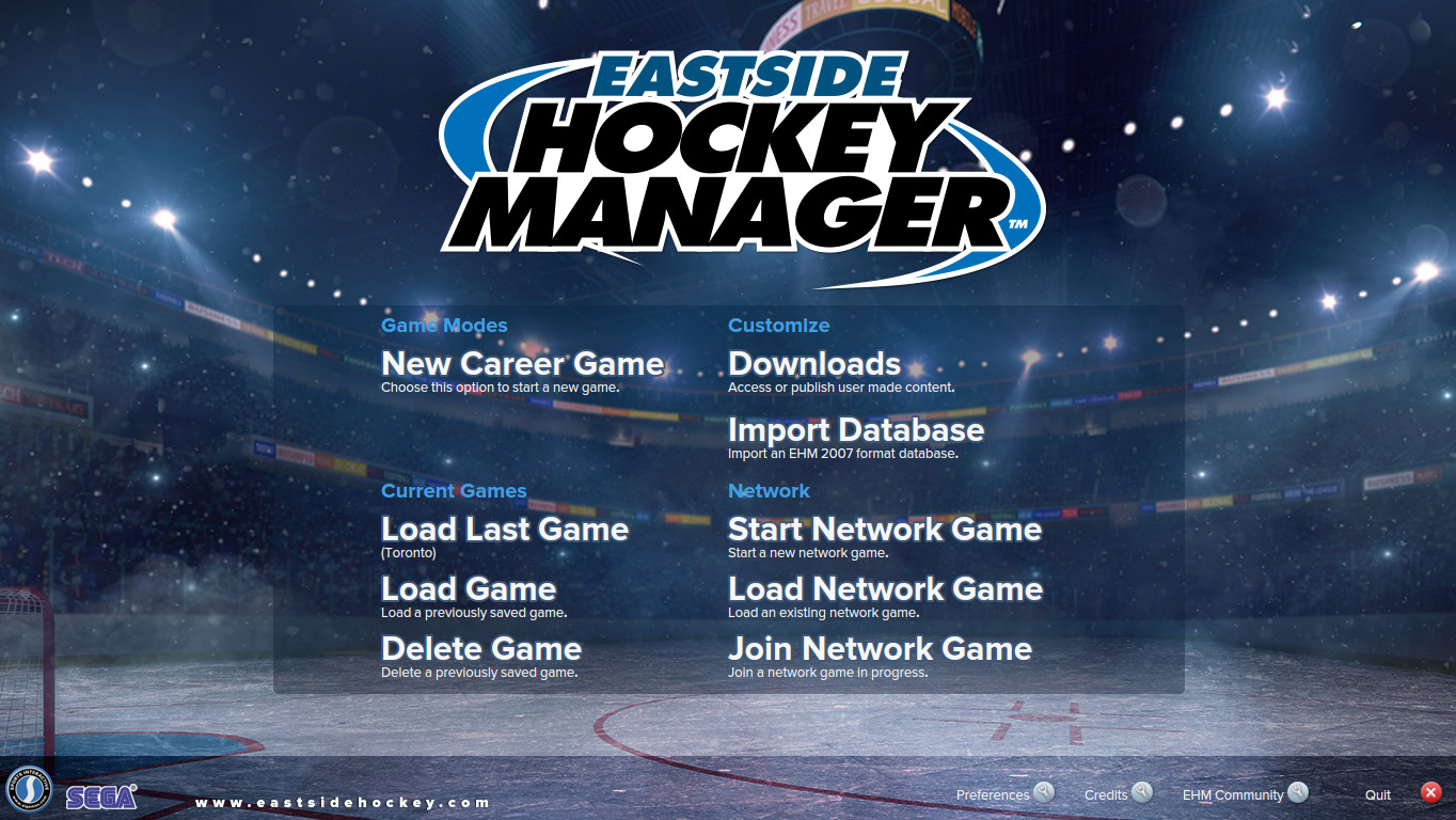 Скриншот: Eastside Hockey Manager