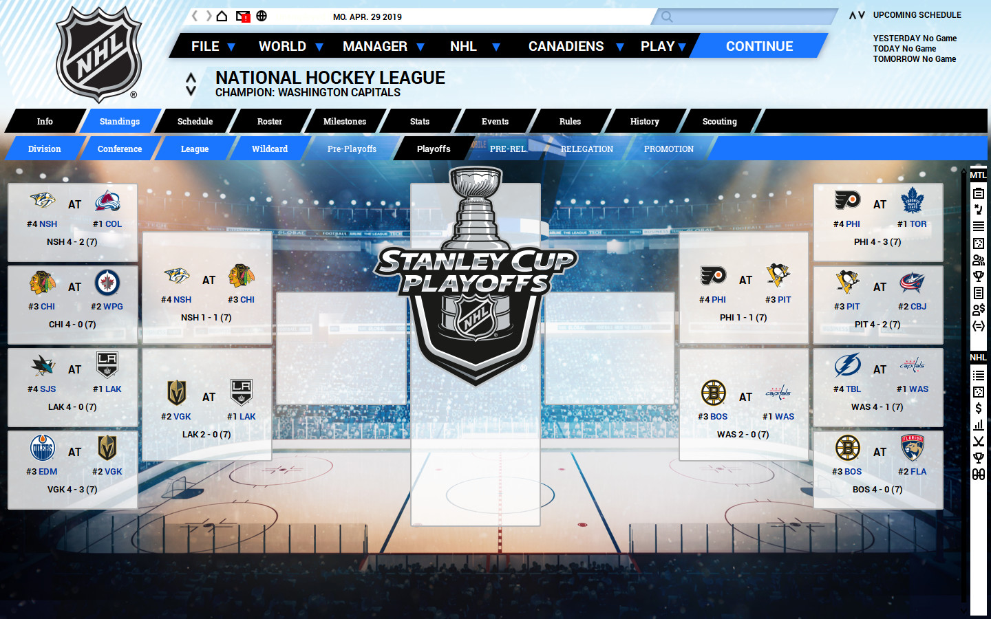 Скриншот: Franchise Hockey Manager 5