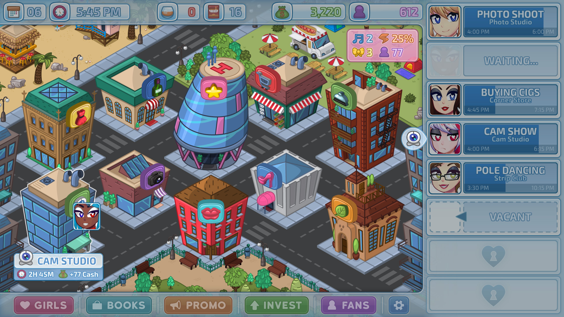 Скриншот: HunieCam Studio