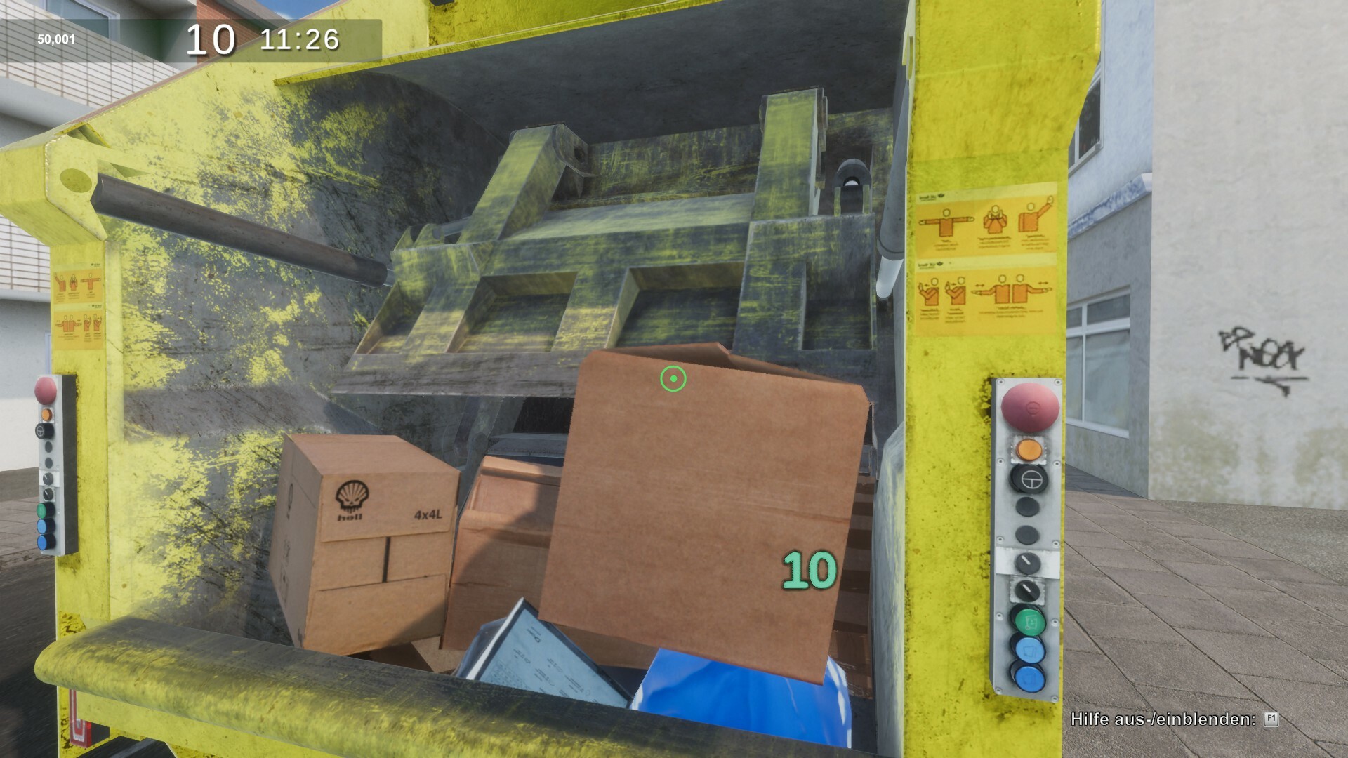 Скриншот: Garbage Truck Simulator