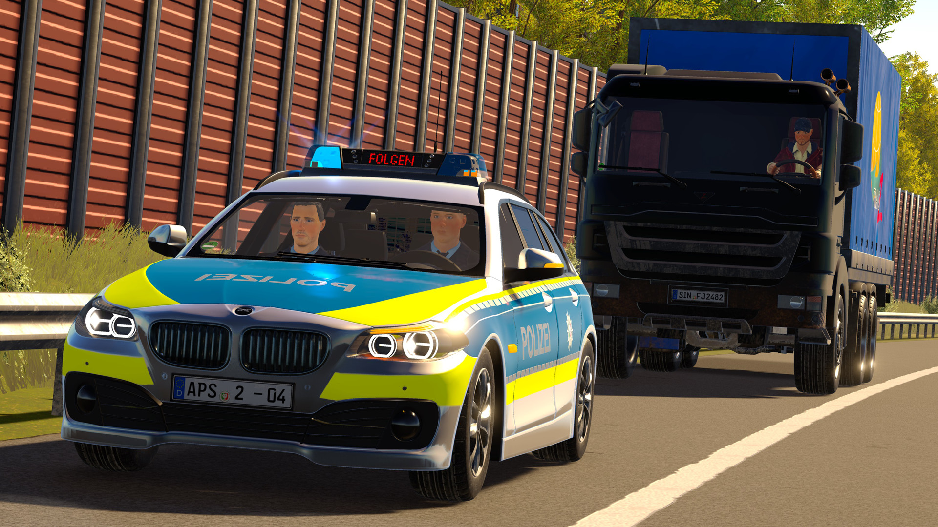 Скриншот: Autobahn Police Simulator 2