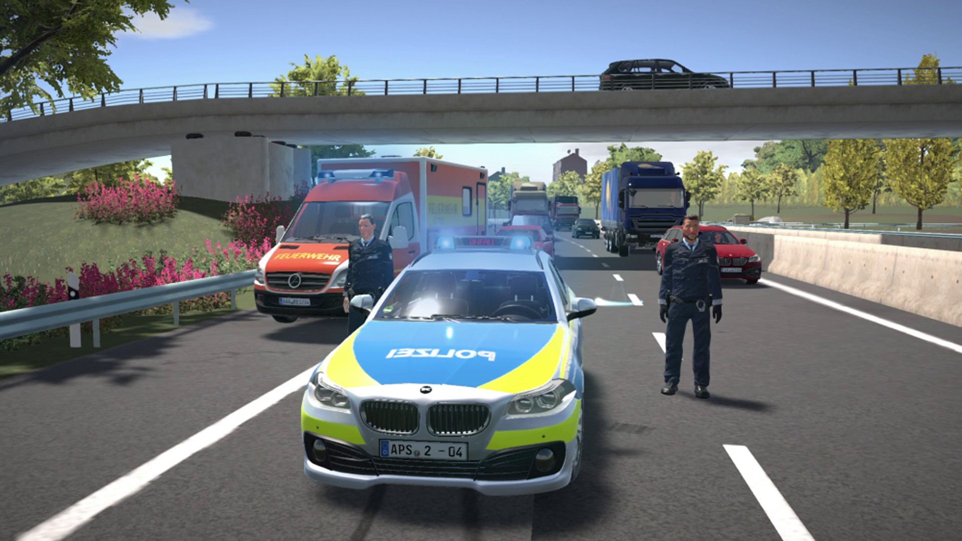 Скриншот: Autobahn Police Simulator 2