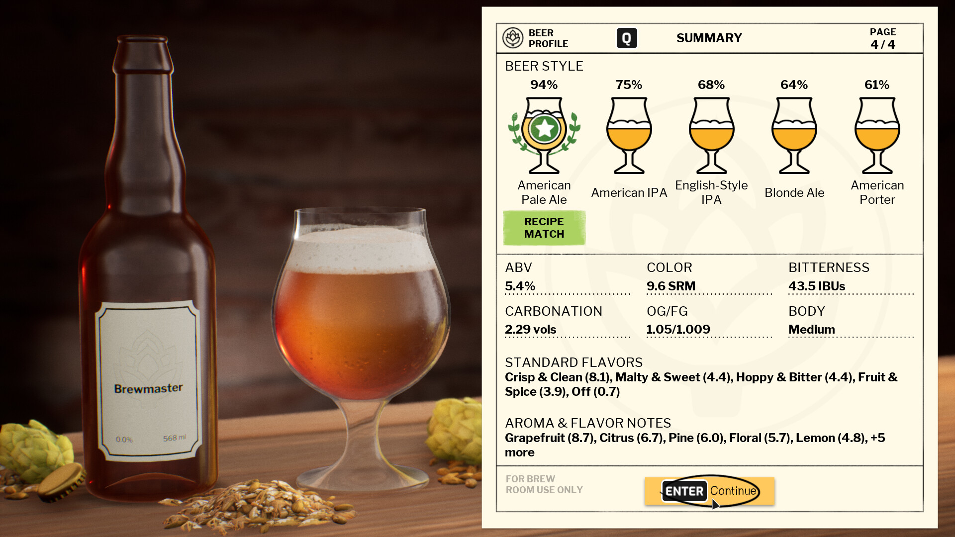 Скриншот: Brewmaster: Beer Brewing Simulator
