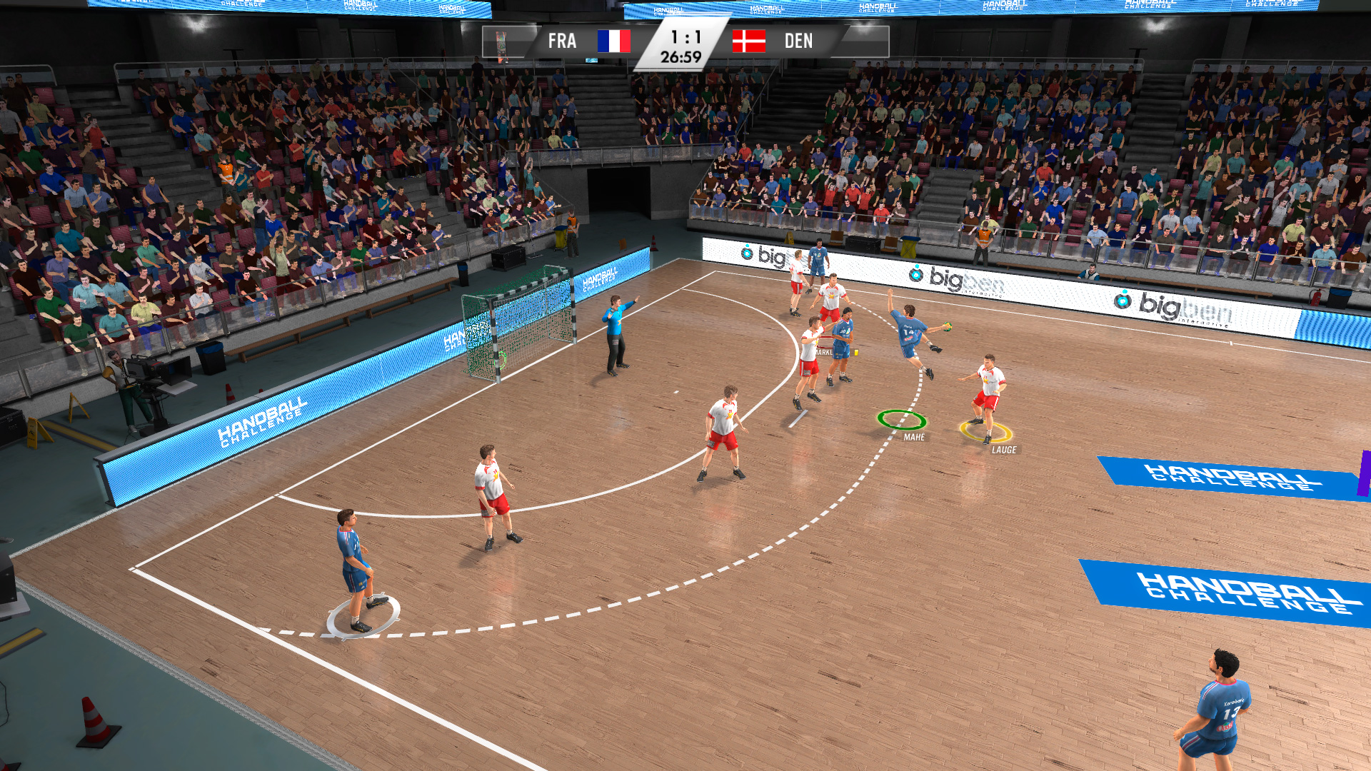 Скриншот: IHF Handball Challenge 14