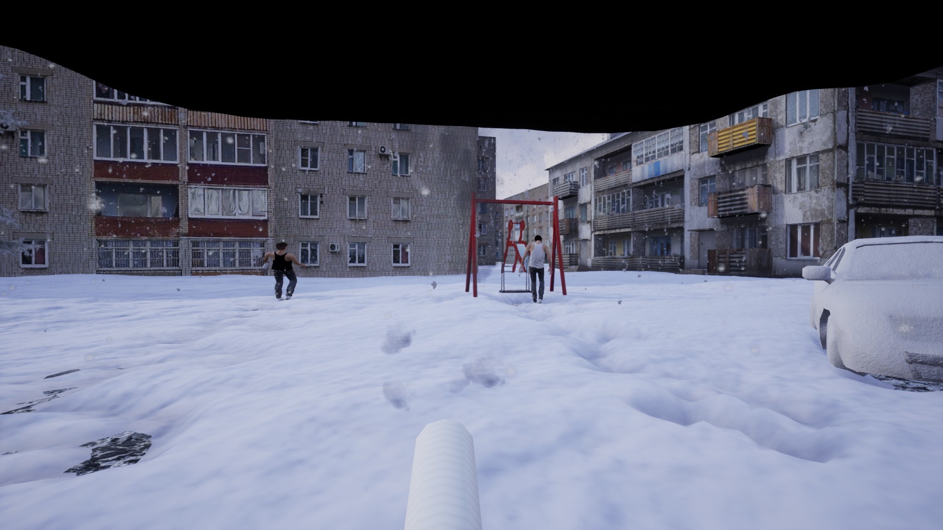 Скриншот: Симулятор Сидения у Подъезда