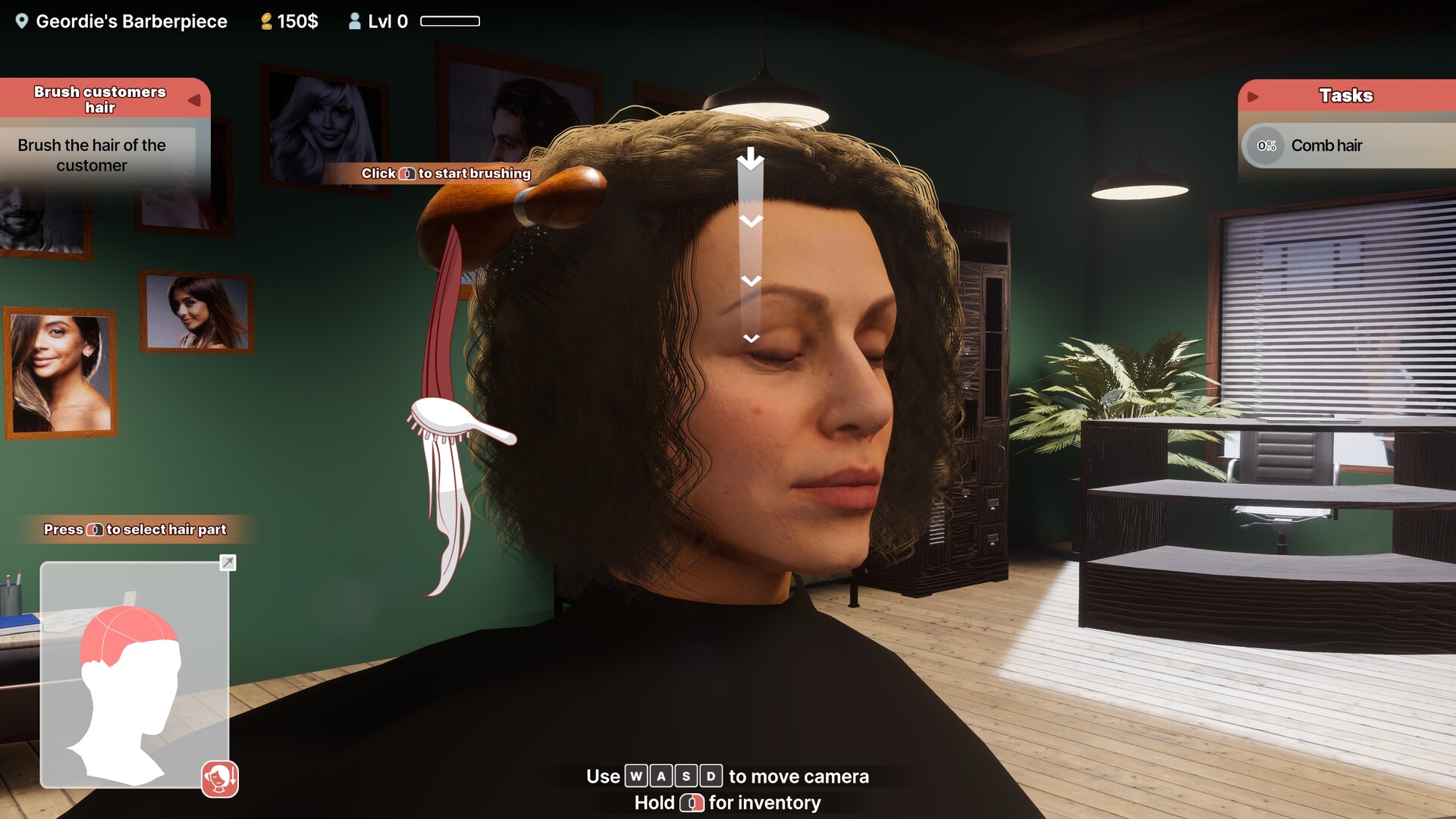 Скриншот: Hairdresser Simulator