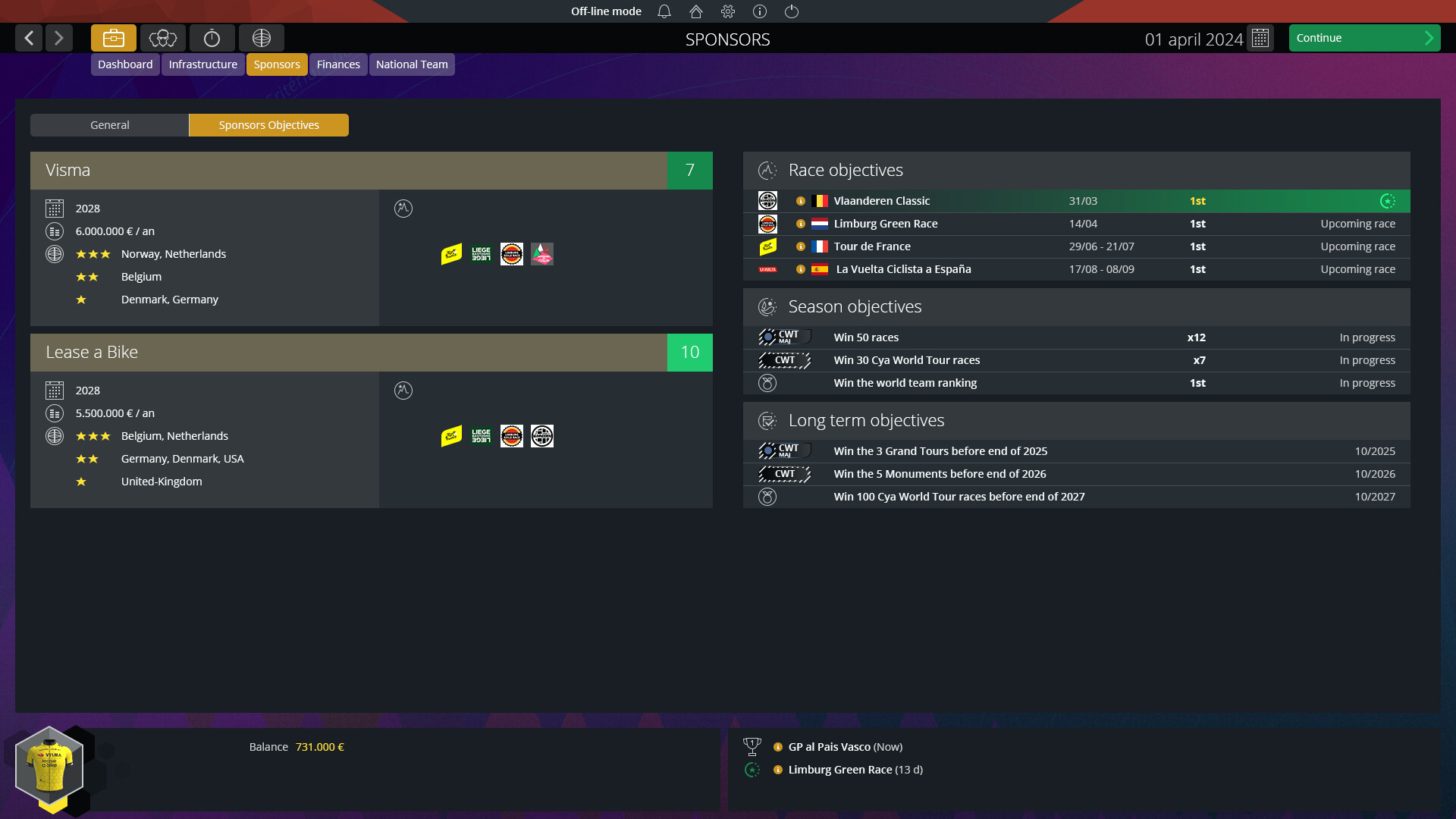 Скриншот: Pro Cycling Manager 2024