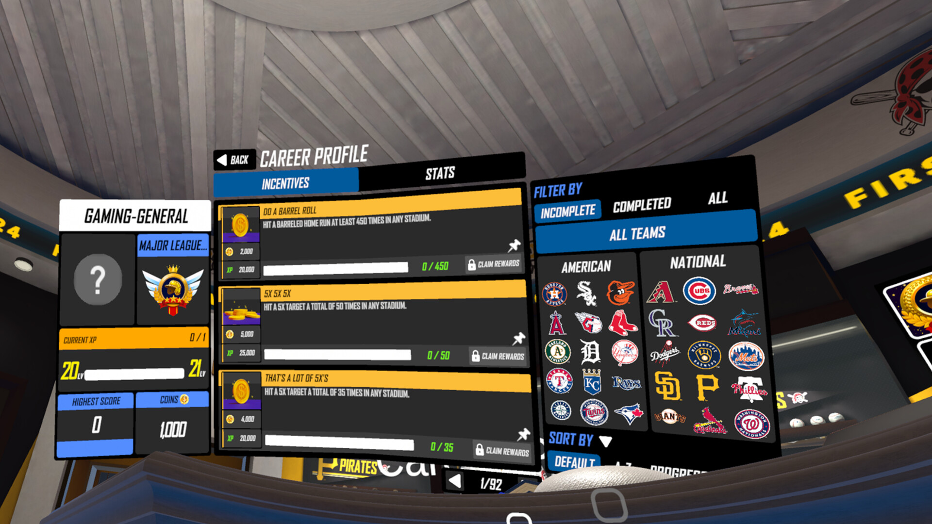 Скриншот: MLB Home Run Derby VR