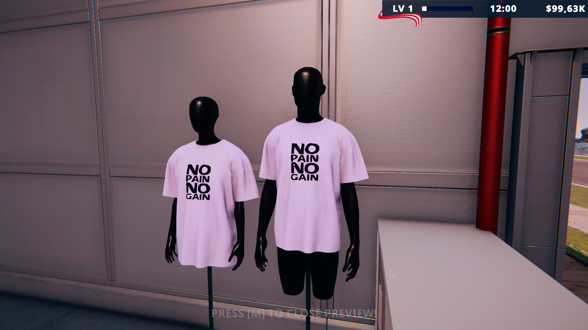 Скриншот: Factory Outlet Simulator