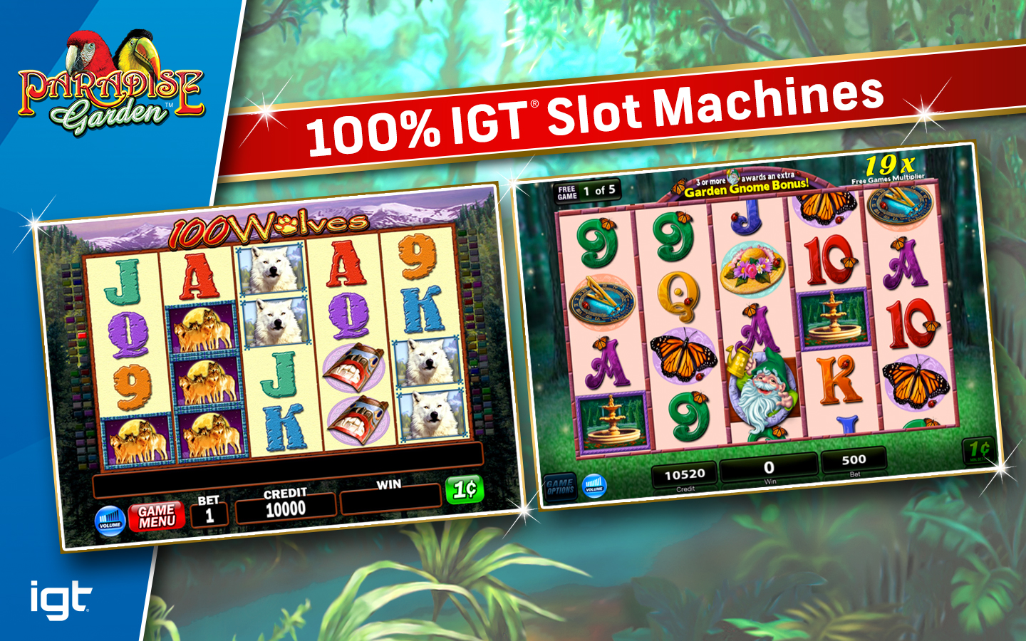 Скриншот: IGT Slots Paradise Garden