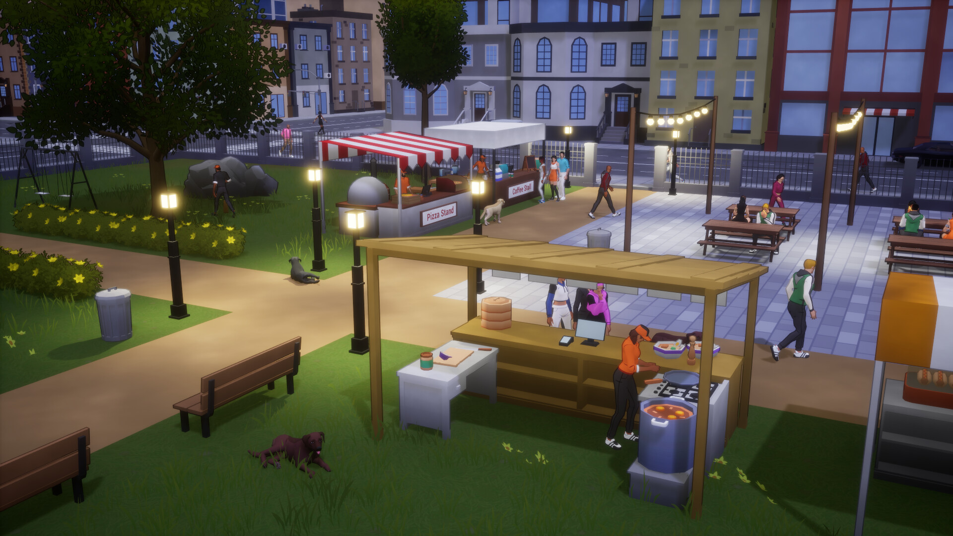 Скриншот: Food Park Manager