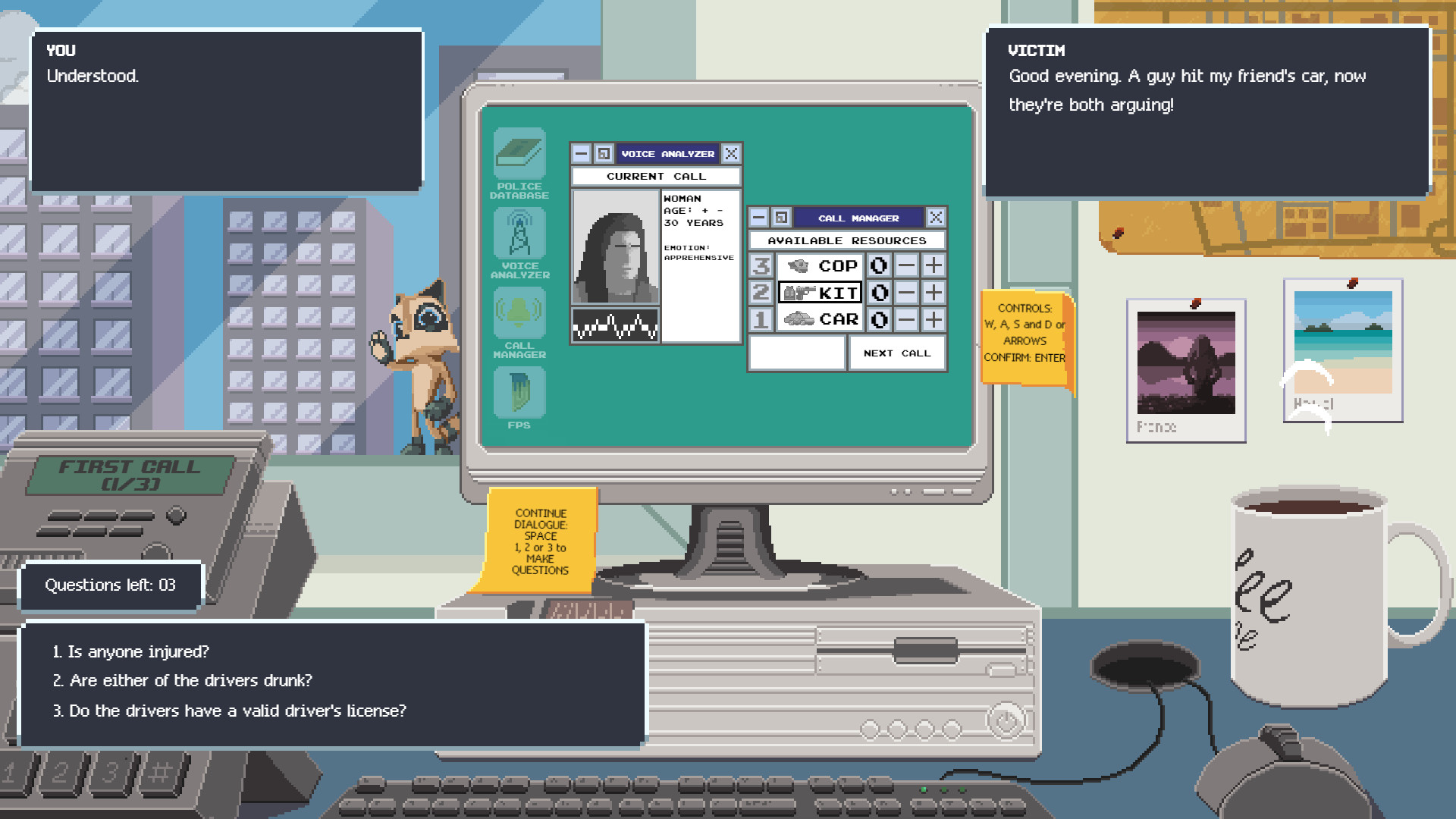 Скриншот: Karma City Police