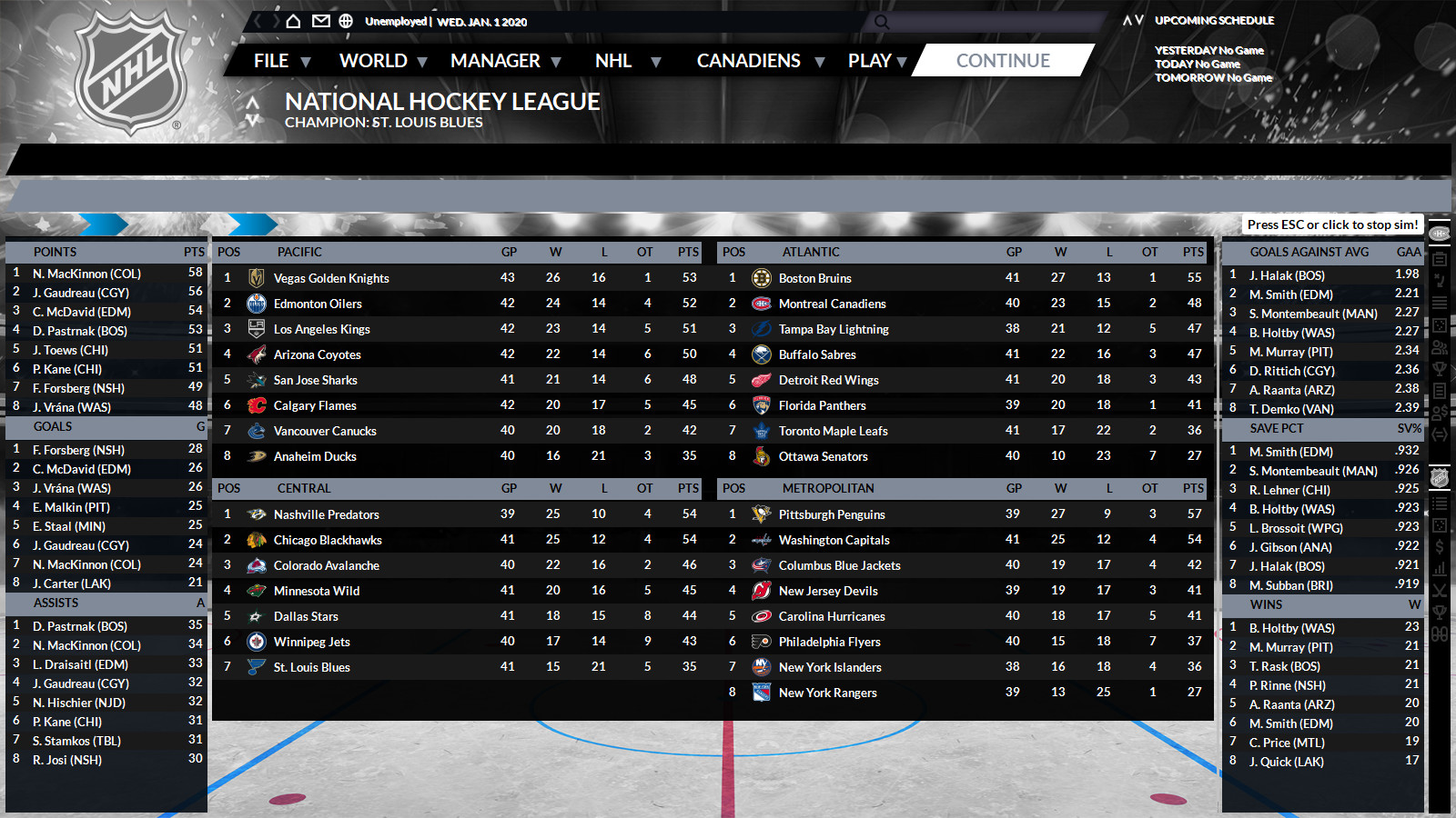 Скриншот: Franchise Hockey Manager 6