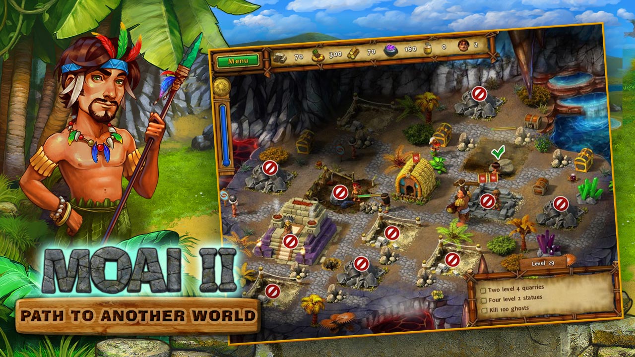 Скриншот: MOAI 2: Path to Another World