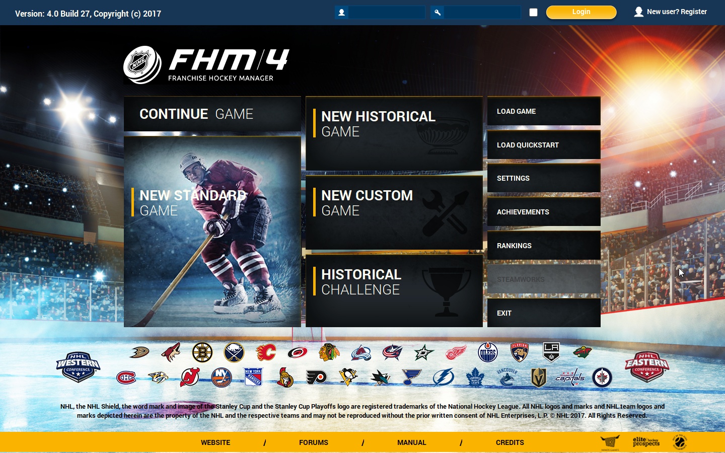 Скриншот: Franchise Hockey Manager 4