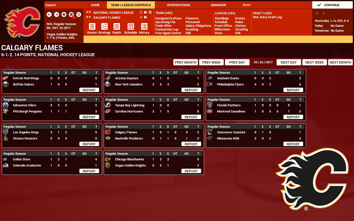 Скриншот: Franchise Hockey Manager 4
