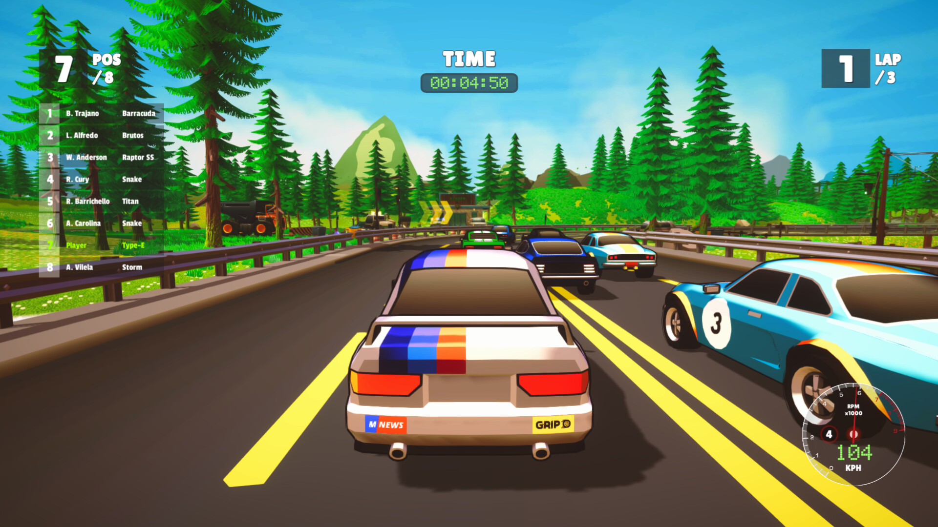 Скриншот 11: Toon Toon Racing