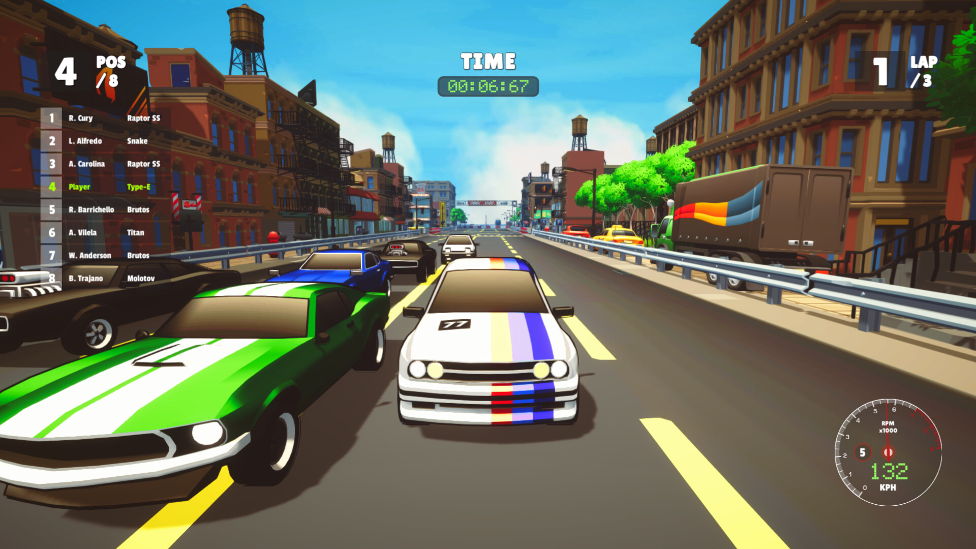 Скриншот: Toon Toon Racing