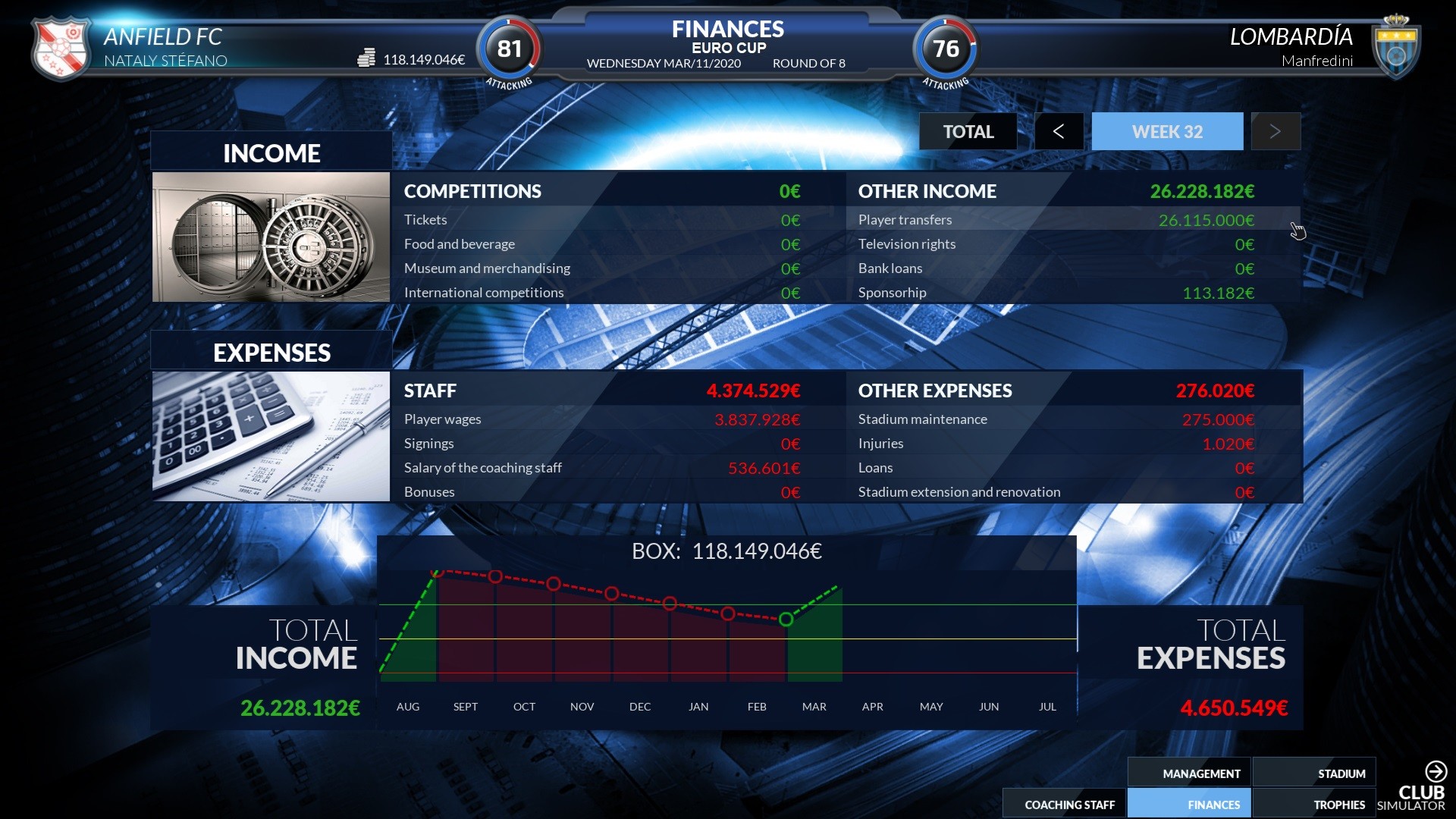 Скриншот 23: Football Club Simulator - FCS #21