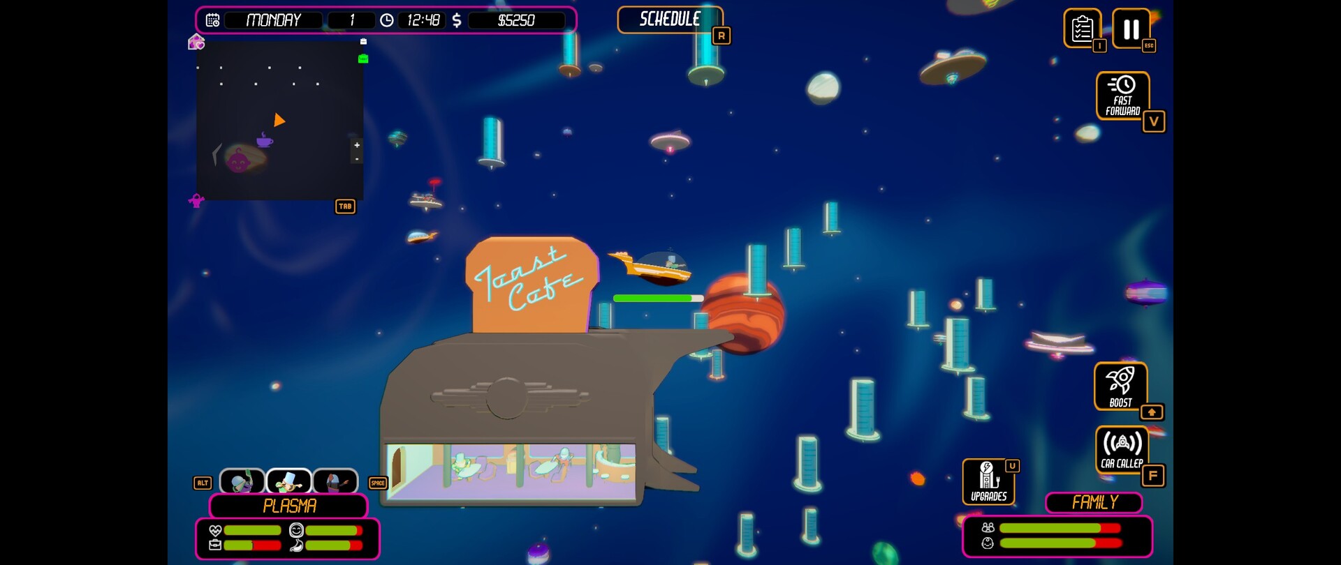 Скриншот: Space Routine