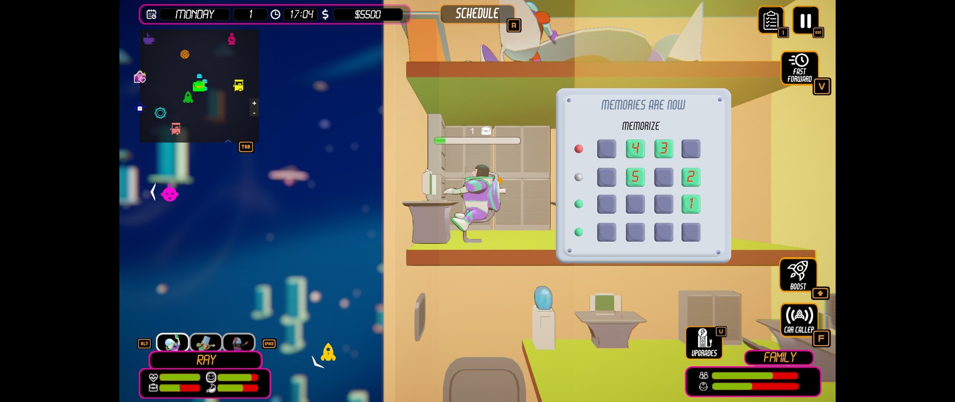 Скриншот: Space Routine