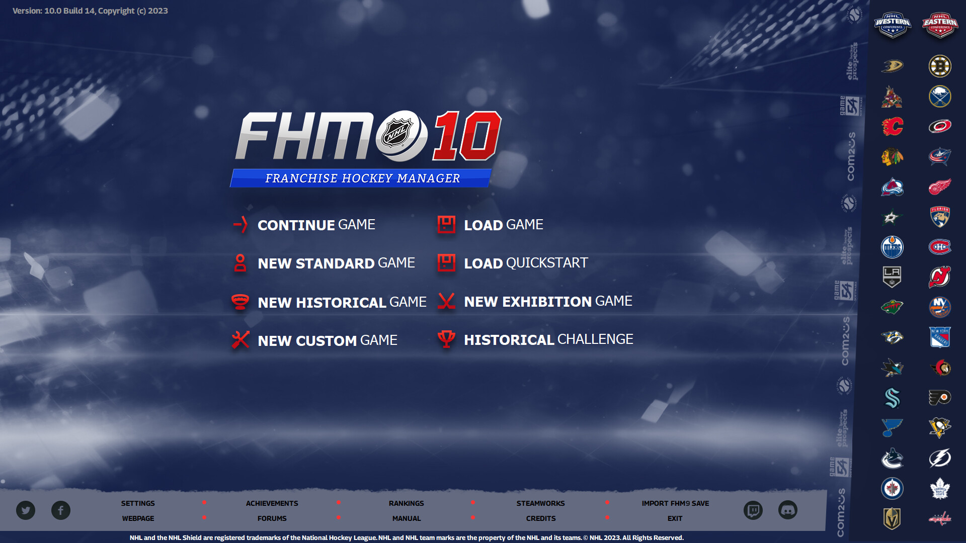Скриншот: Franchise Hockey Manager 10