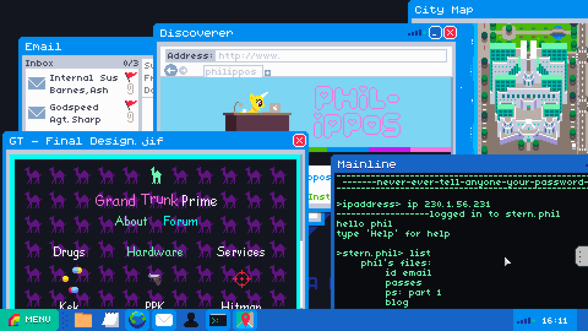 Скриншот: Mainlining