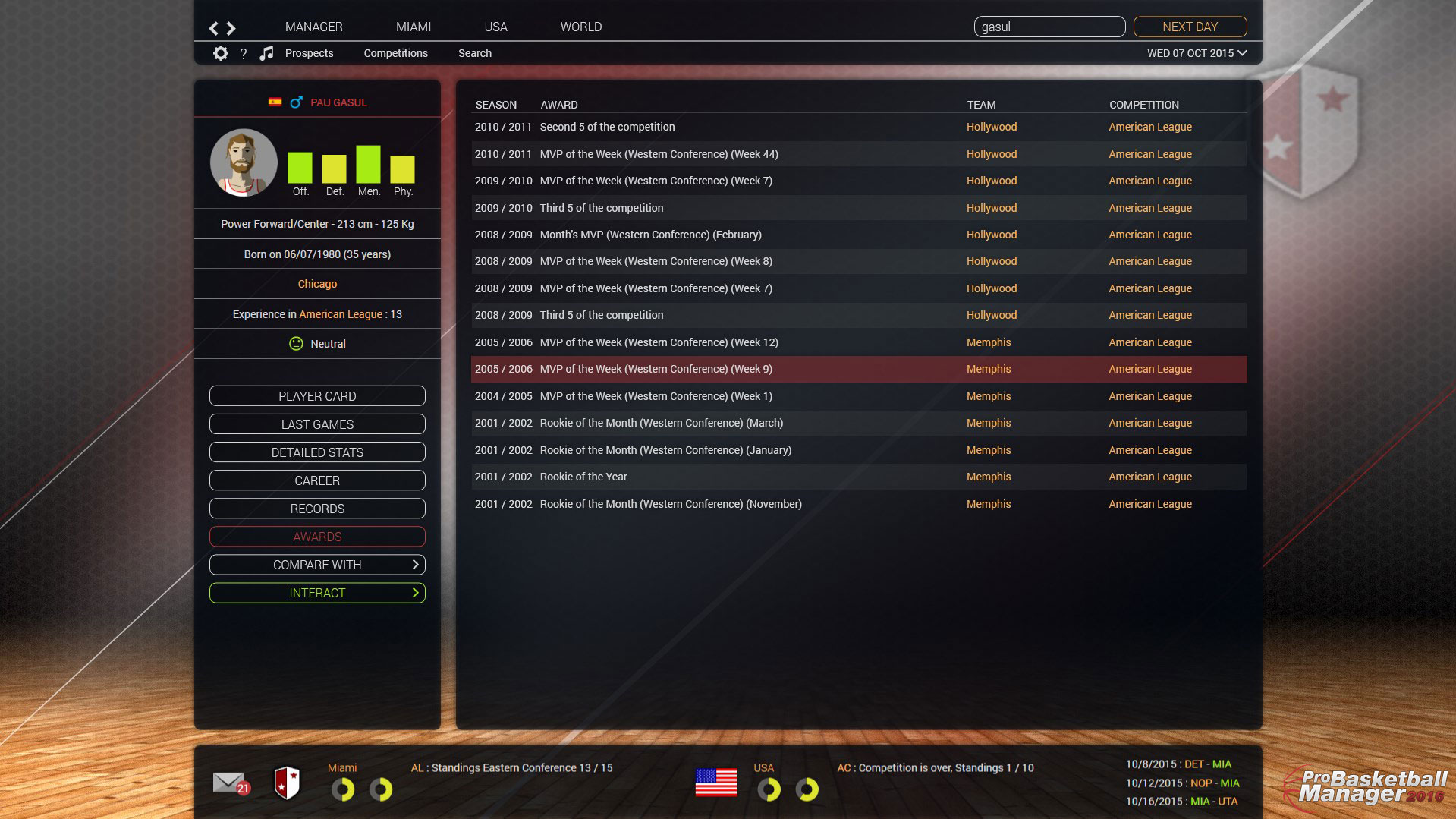 Скриншот 11: Pro Basketball Manager 2016