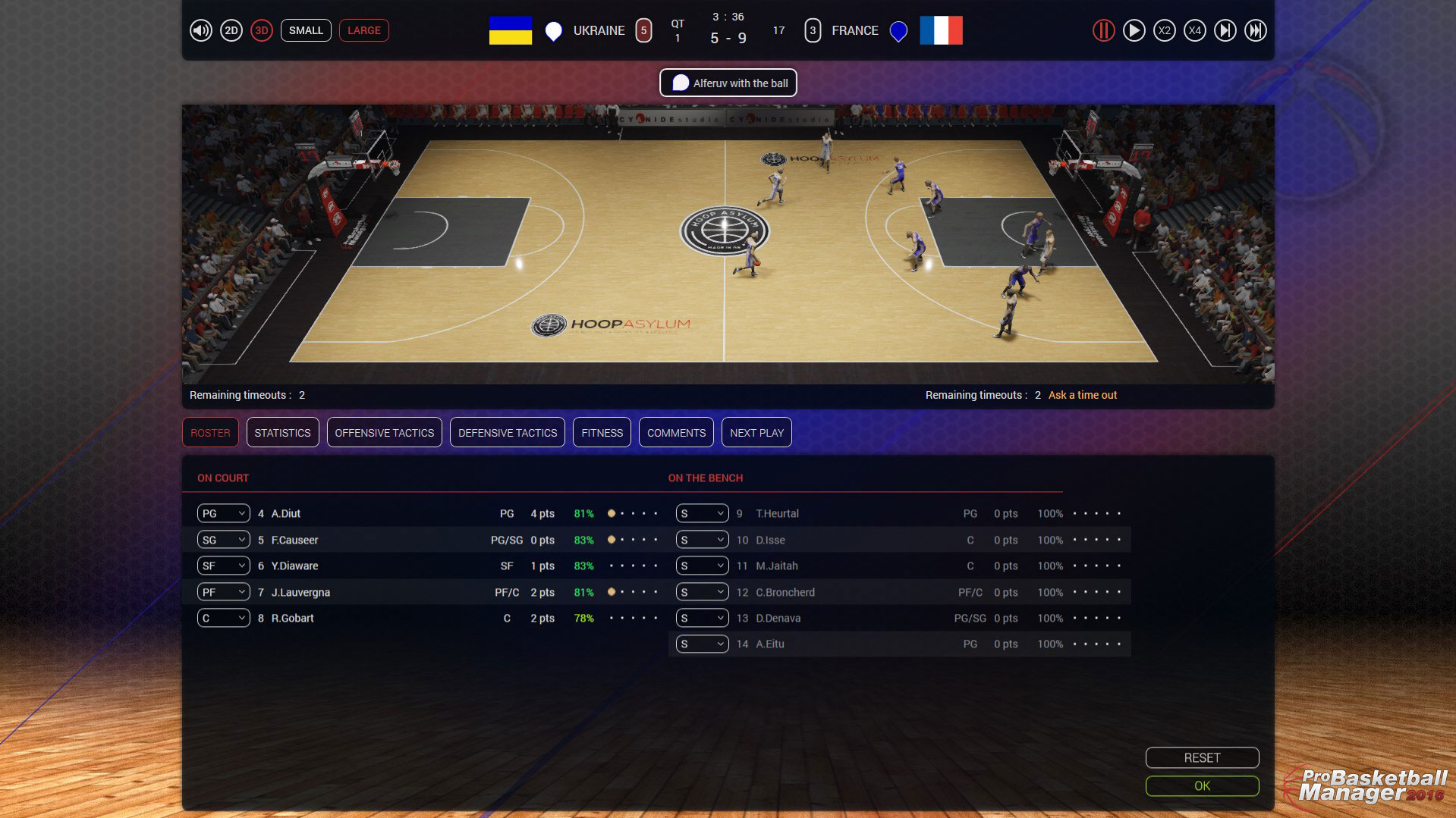 Скриншот: Pro Basketball Manager 2016