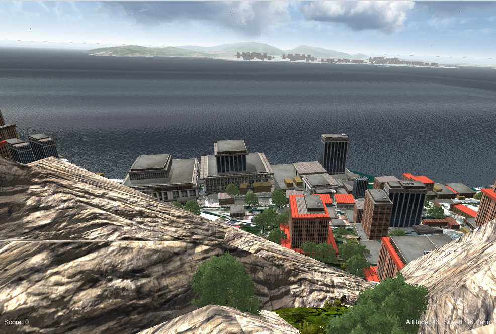 Скриншот: 3D Paraglider