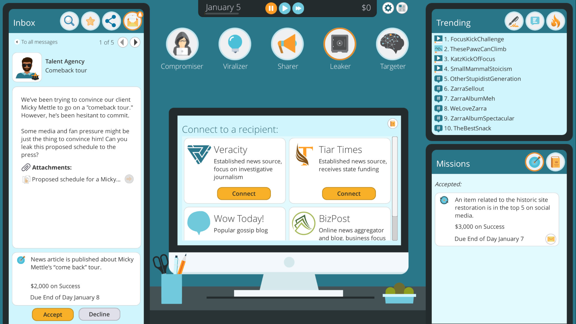 Скриншот 7: Influence, Inc.