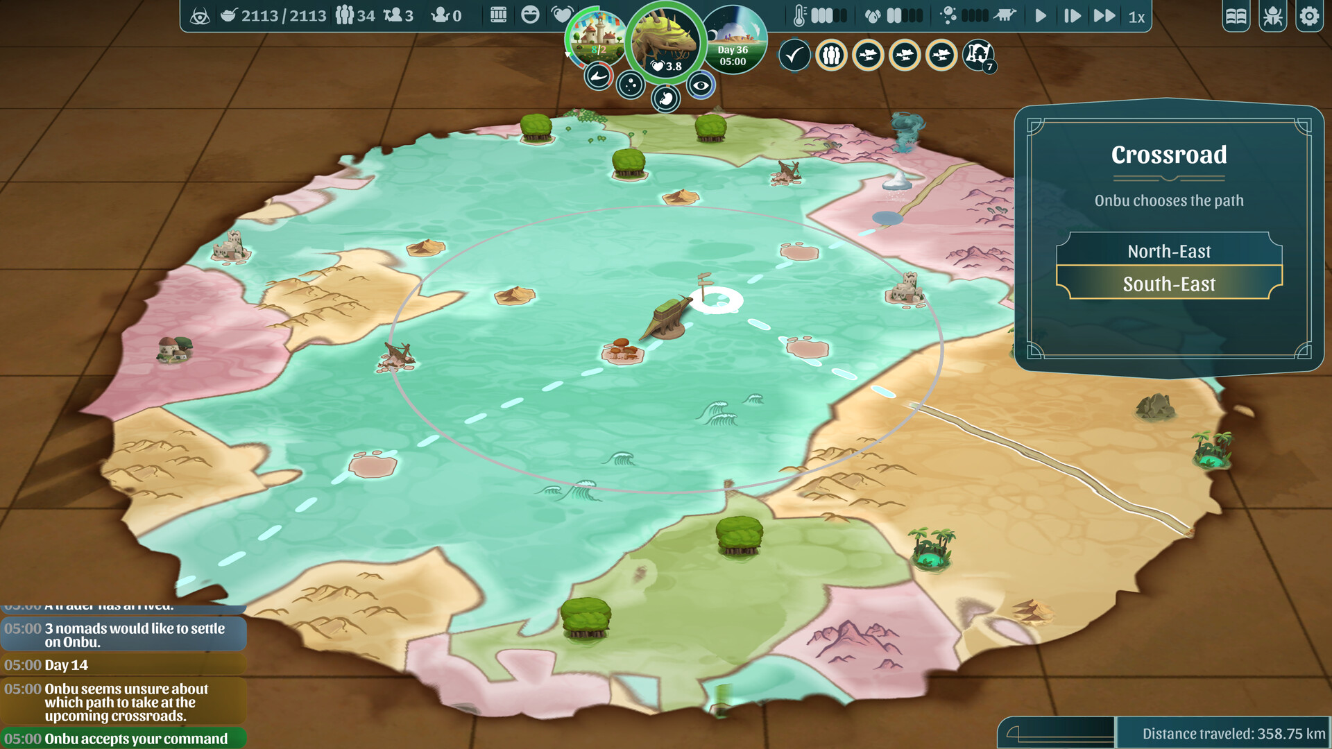 Скриншот: The Wandering Village