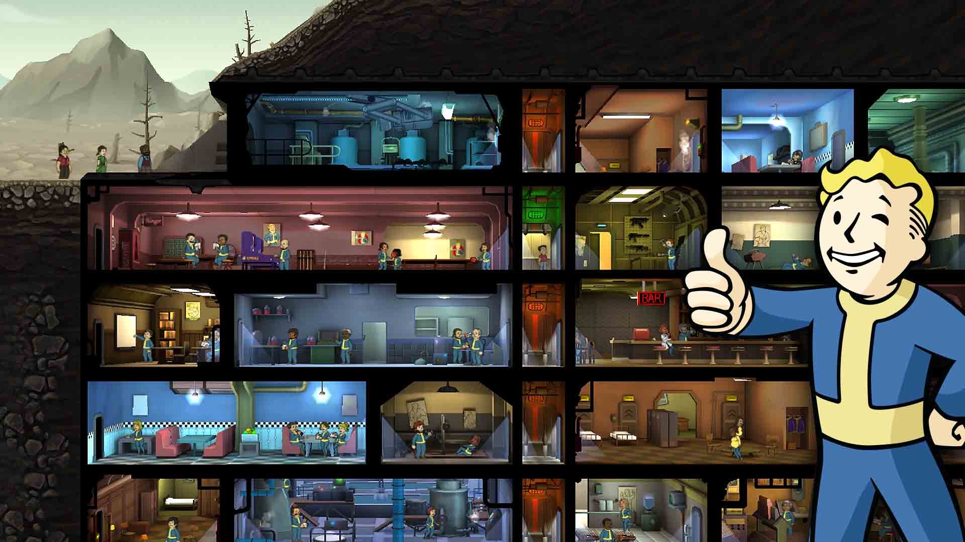 Скриншот: Fallout Shelter