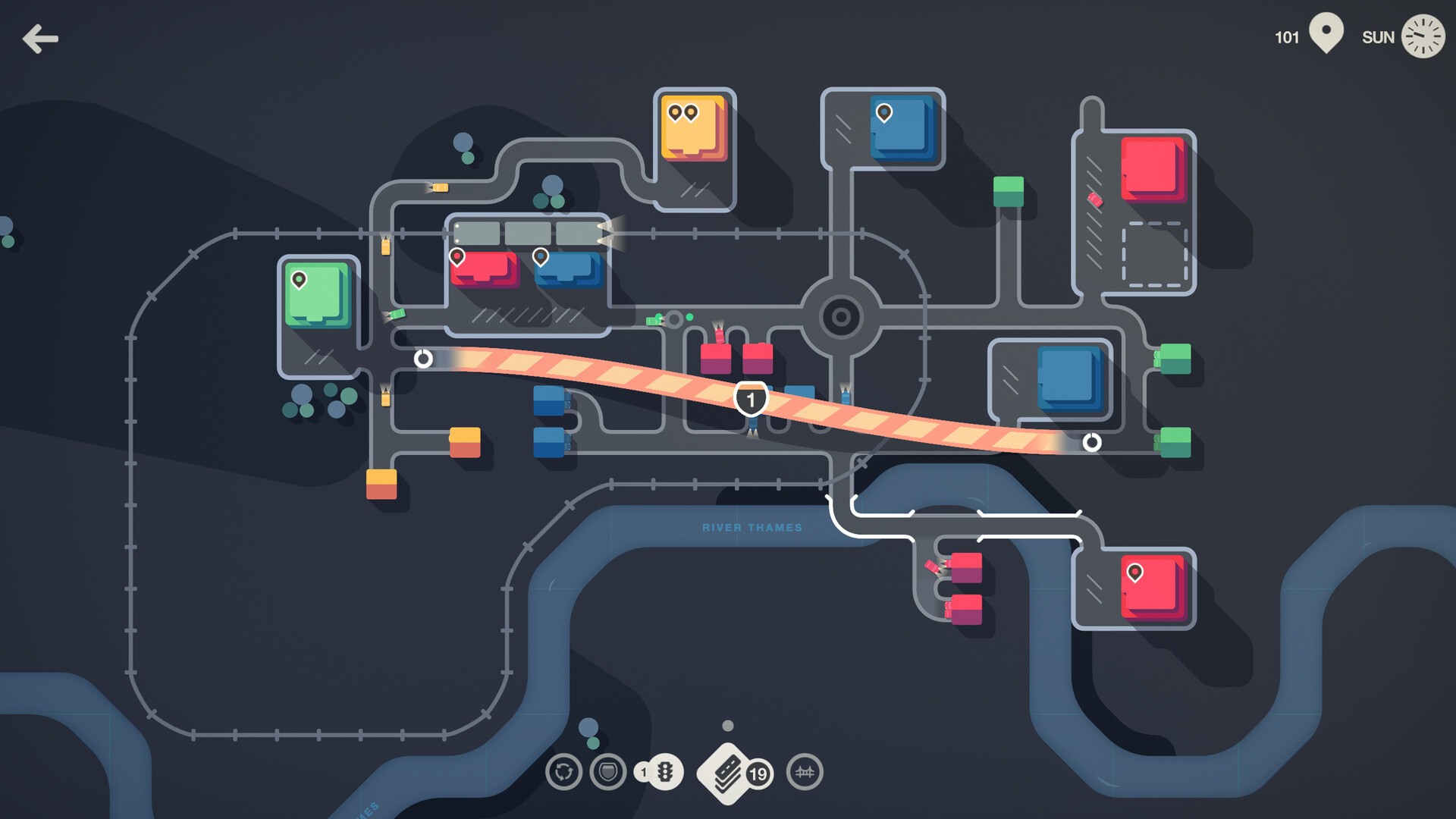 Скриншот: Mini Motorways