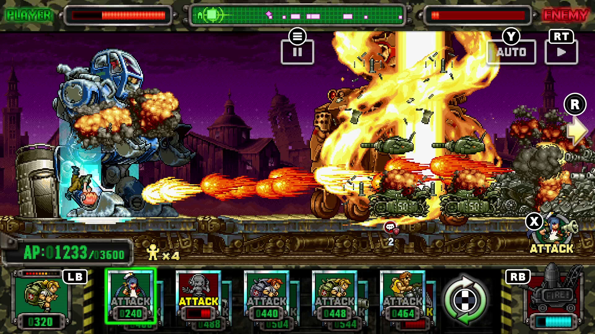 Скриншот: METAL SLUG ATTACK RELOADED