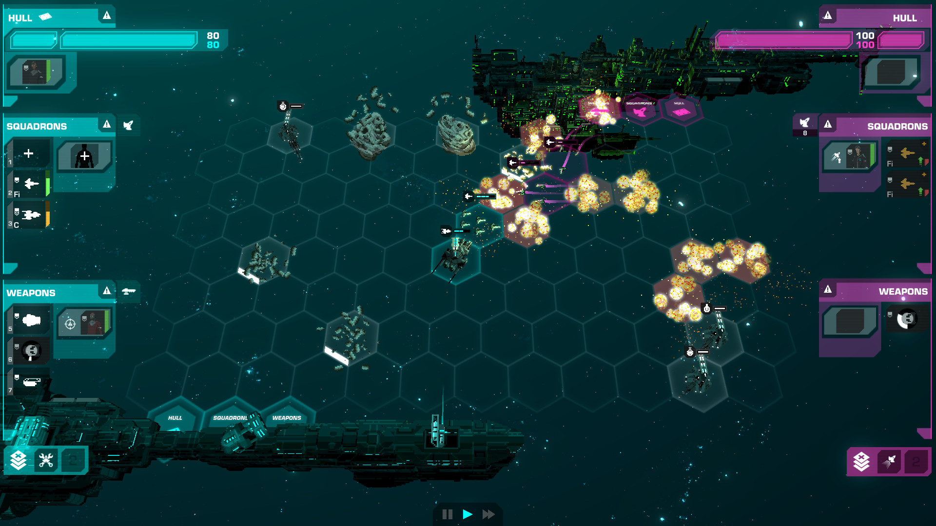 Скриншот: Crying Suns