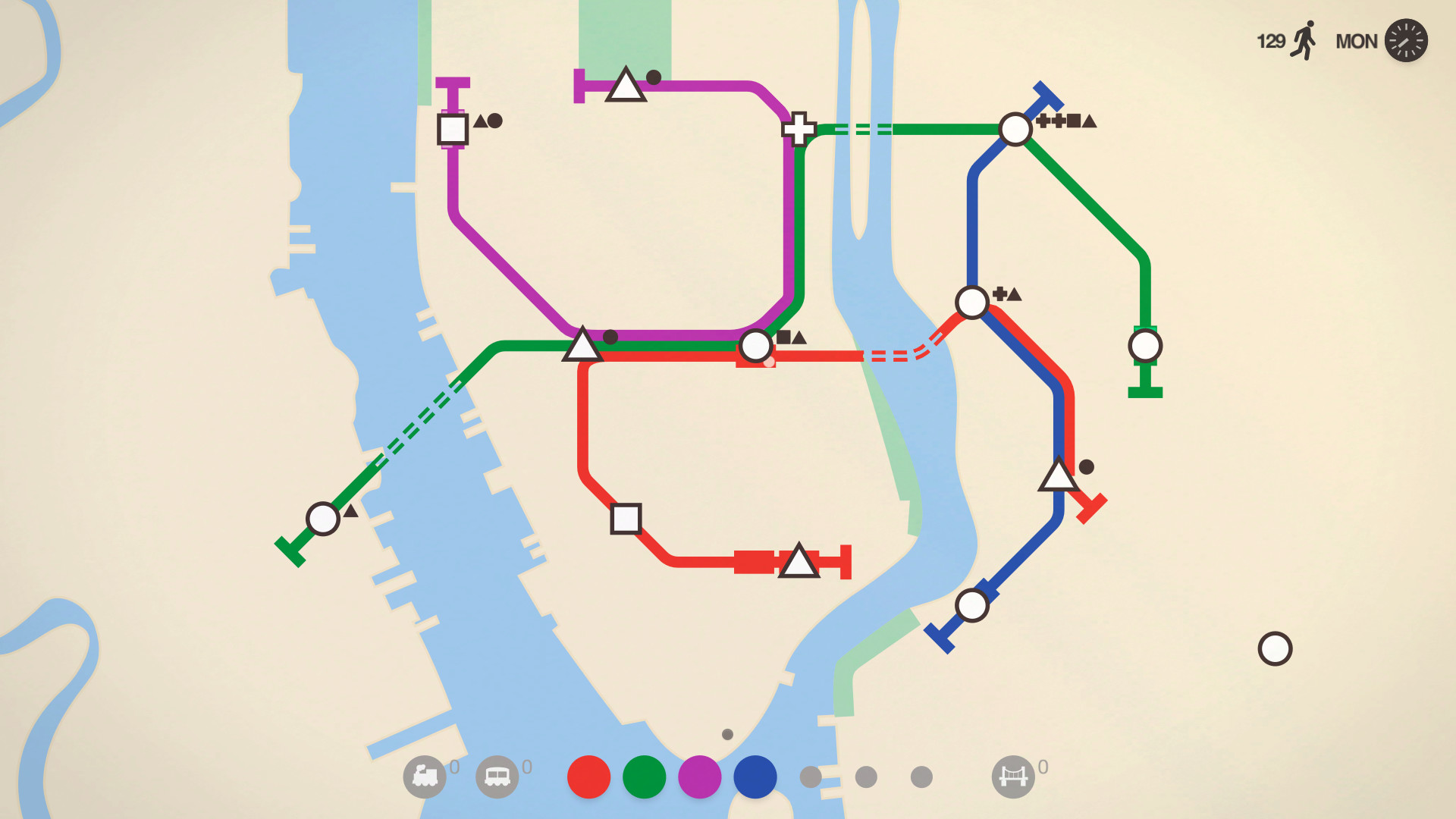 Скриншот: Mini Metro