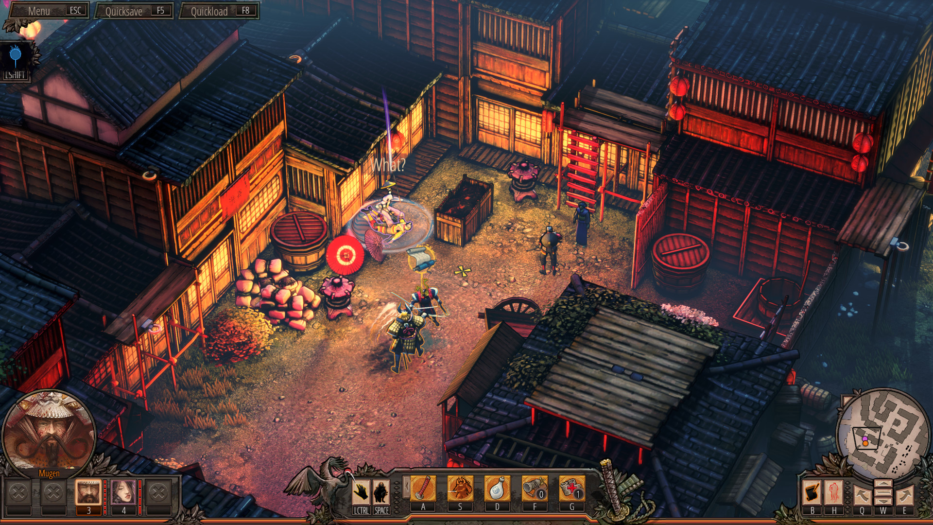 Скриншот: Shadow Tactics: Aiko's Choice