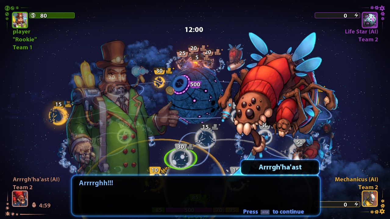 Скриншот: Planets Under Attack