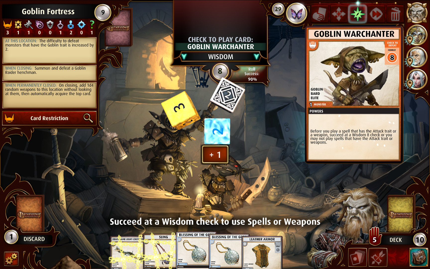 Скриншот: Pathfinder Adventures