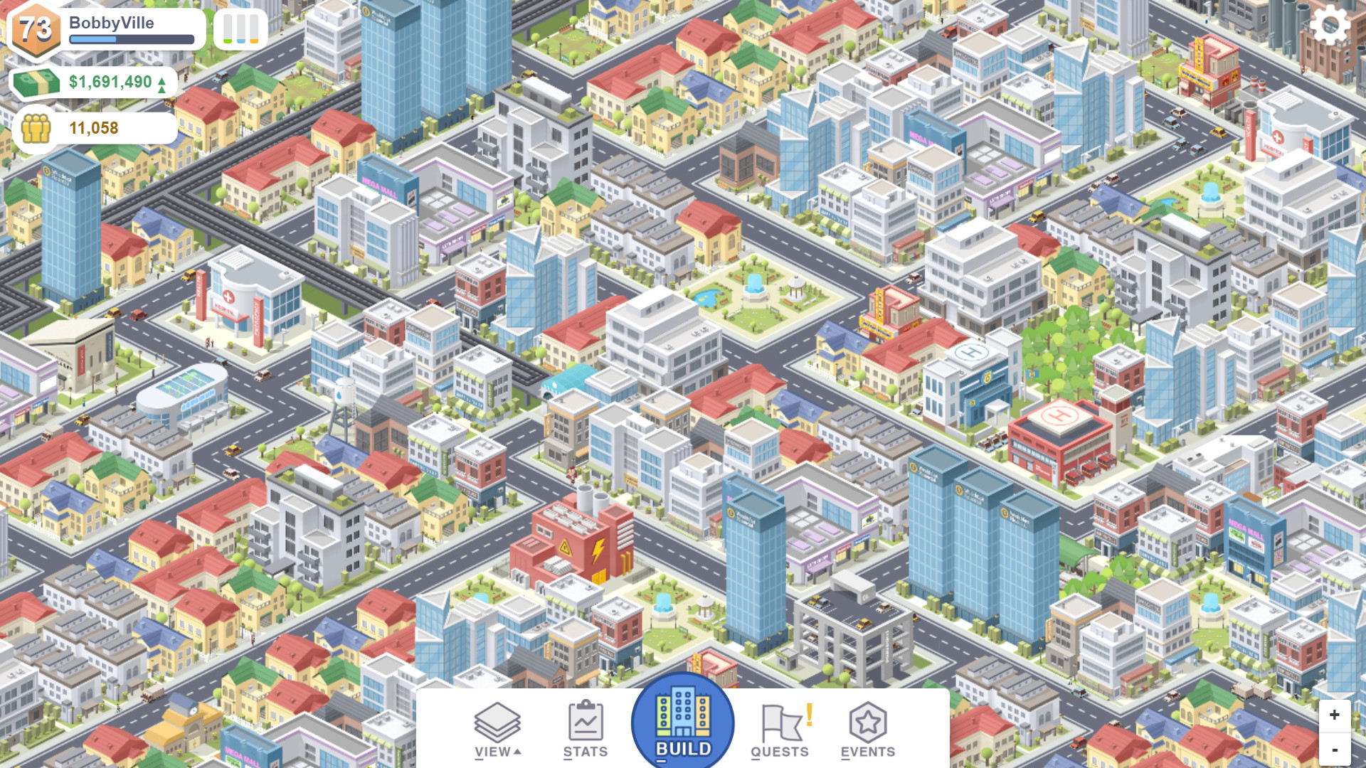 Скриншот: Pocket City