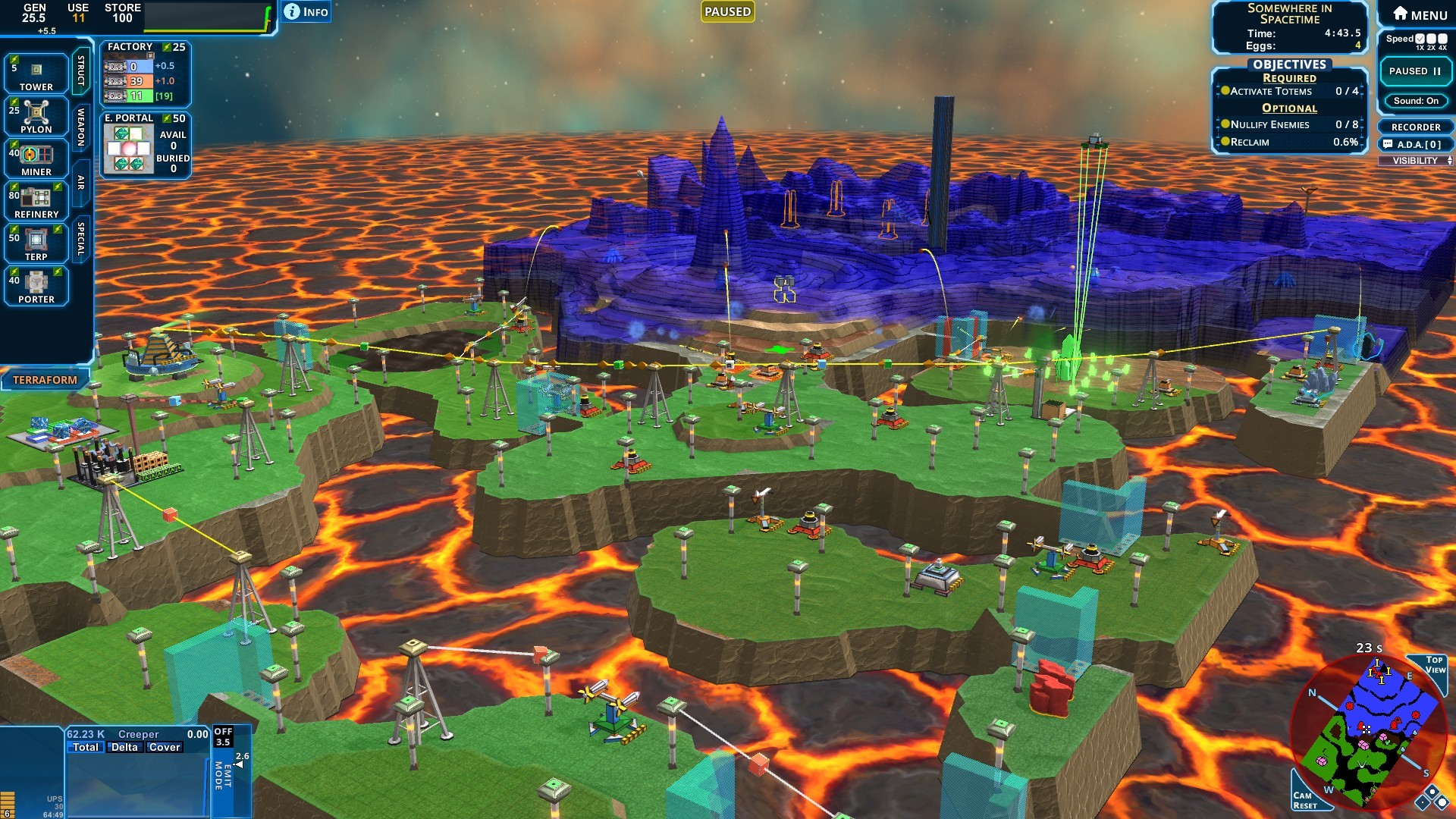 Скриншот: Creeper World 4