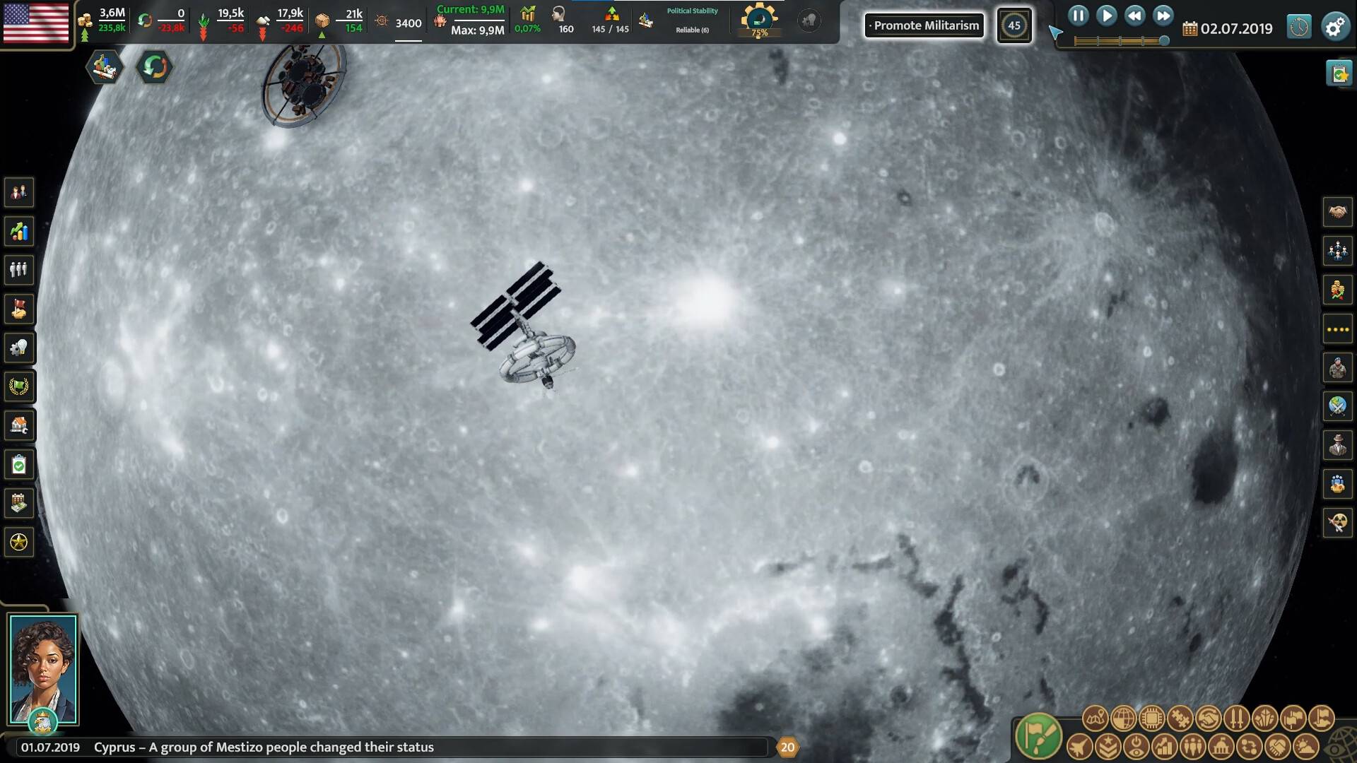 Скриншот: Realpolitiks 3: Earth and Beyond