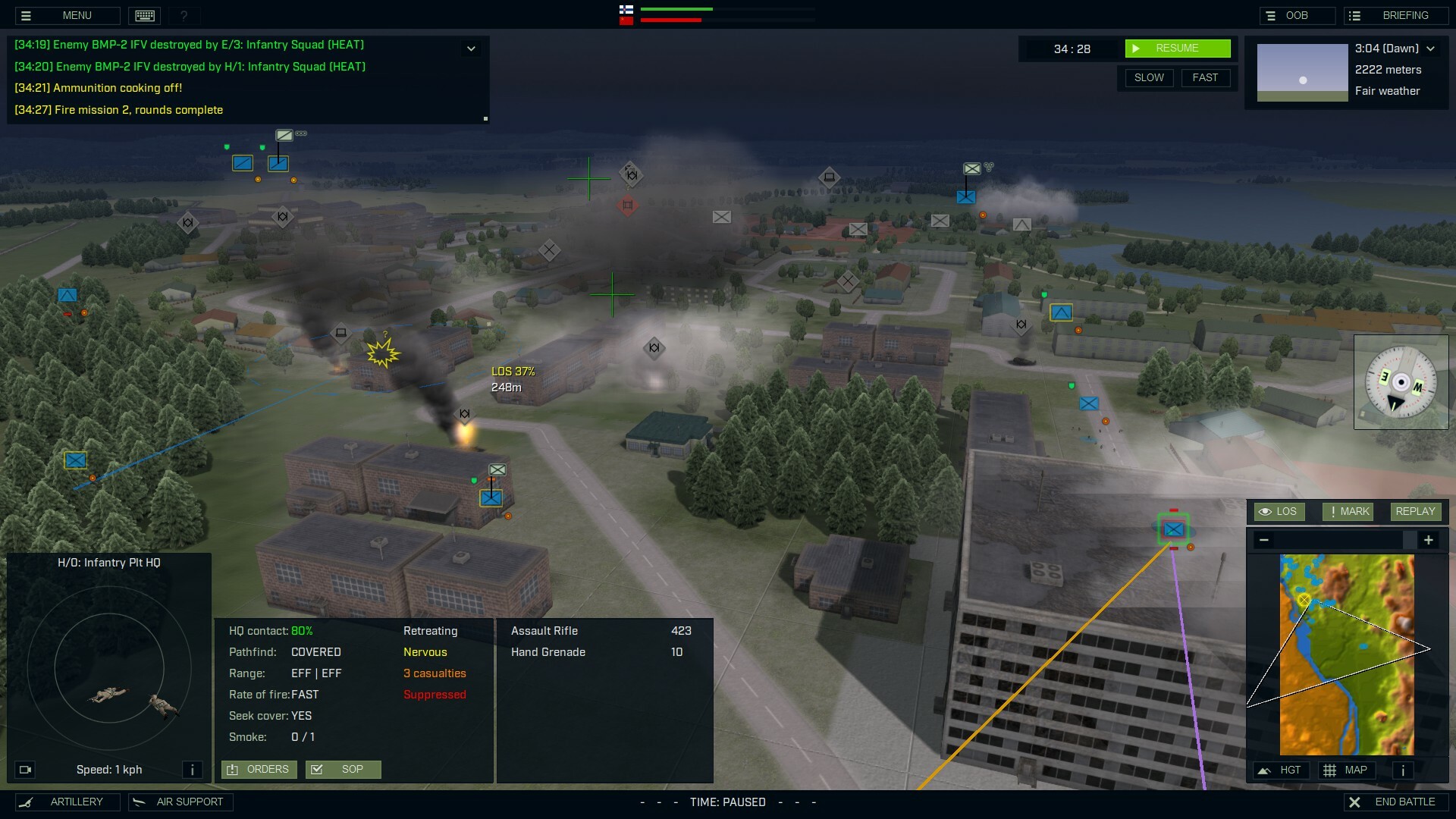 Скриншот: Armored Brigade II