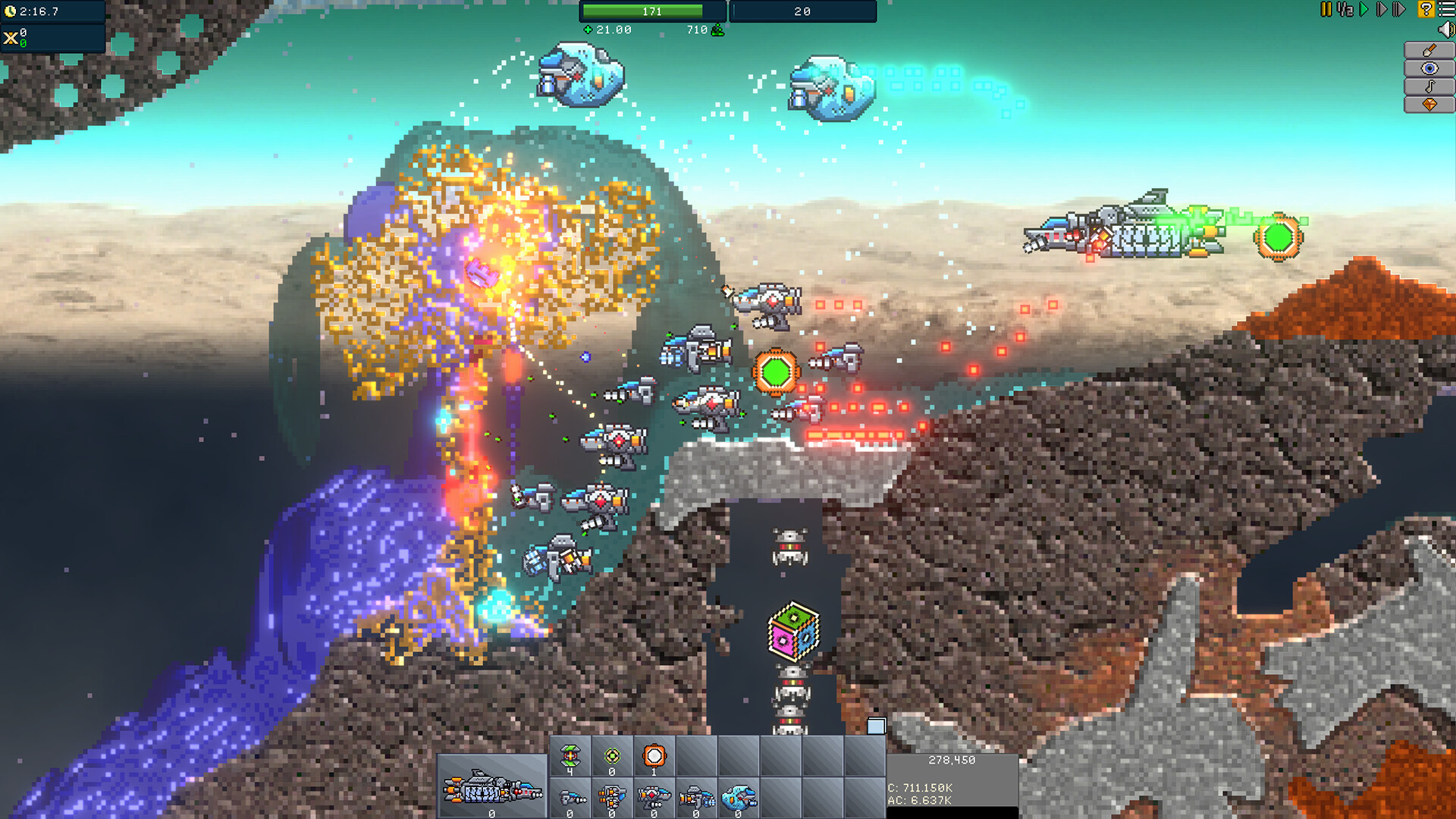 Скриншот: Creeper World IXE